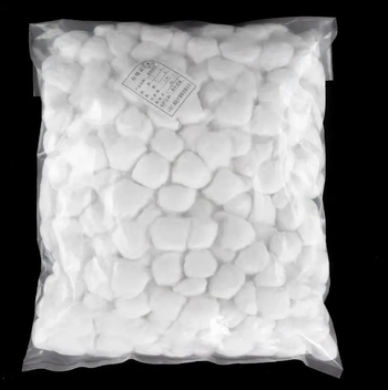 Orvosi vattagolyó, egyszer használatos, impregnált jódofor-alkoholban, pamutszálas anyag, Weiwang