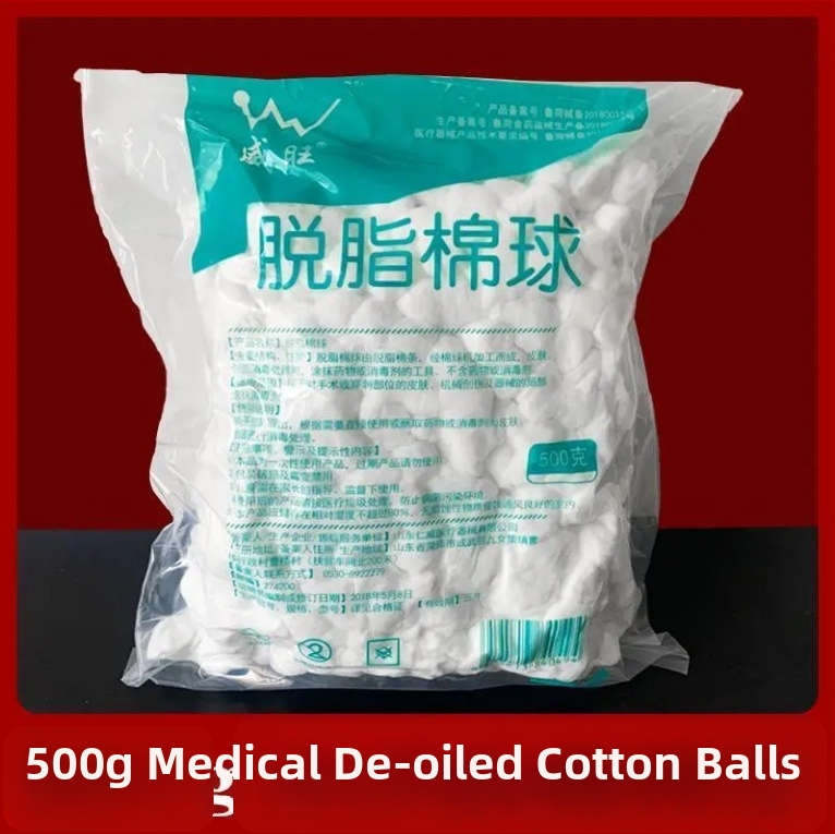 Orvosi vattagolyó, egyszer használatos, impregnált jódofor-alkoholban, pamutszálas anyag, Weiwang