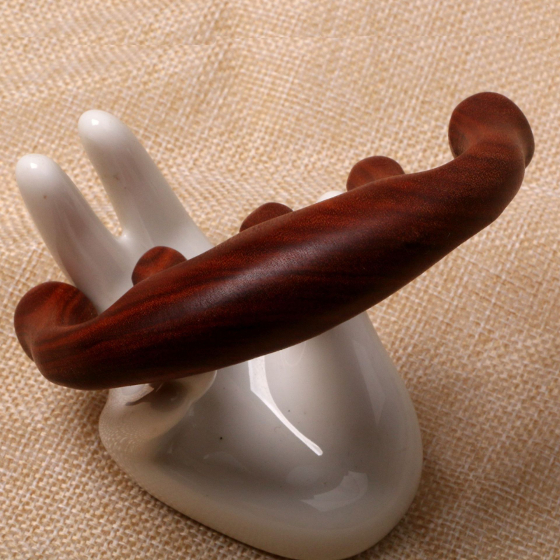 Massaažiharja juuksedest sandalwood materjalist, meridiaan massaaž ja paksendatud viie hamba pall | Bränd: Mulan wooden comb; Materjal: Sandalwood; Päritolu: Jing County, Anhui