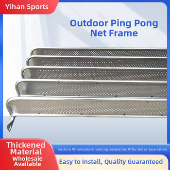 Lauko stalo teniso stovas su nerūdijančio plieno tinklelio rėmu