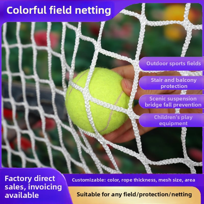 Sõlmevaba trepi kaitsevõrk – mänguväljakute kaitsev võrk, jalgpalli ja korvpalli tõkk, välistingimustesse kasutamiseks