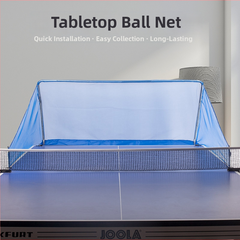 Stalo teniso kamuolių rinkimo tinklas automatinei padavimo mašinai – nailonas, 3 kg, stalo teniso rėmas