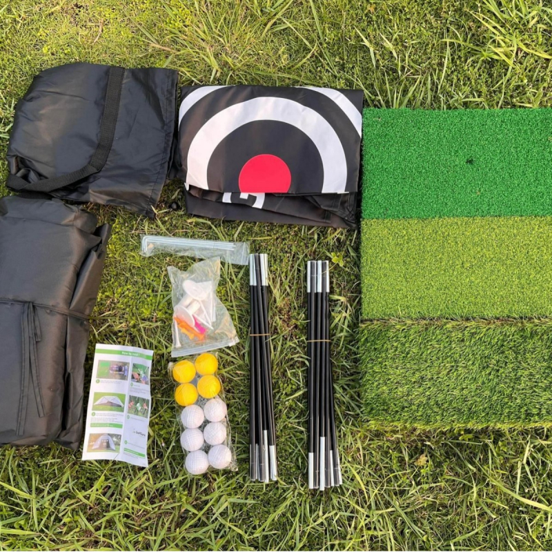 Soaring mreža za golf trening, unutarnja i vanjska upotreba, poliester vlakno, tisak logotipa dostupan, prilagodljivo