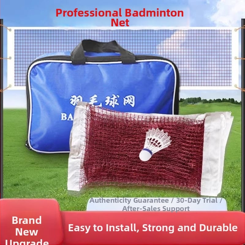 Nešiojamas badminton tinklas vidaus ir lauko naudojimui — poliesteris, standartinis badminton tinklas, prekinis ženklas Jiahui