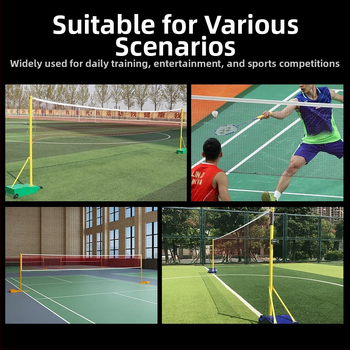 Badminton tinklo rėmas — Xuanyi prekės ženklas; standartinis tinklas; medžiaga: kita; tinka badminton stulpams; bendras naudojimas