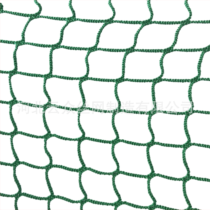 Futbolo ir krepšinio aikštės be mazgų – minkštas viršutinis tinklas apsaugai, poliesterio ir polietilenio tinklas