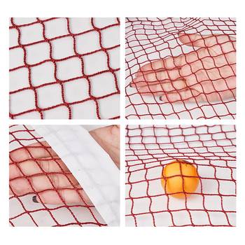 Badminton tinklas su nailono virve, tinklas iš poliesterio ir polipropileno, standartinės varžybų klasės, lauko UV apsauga