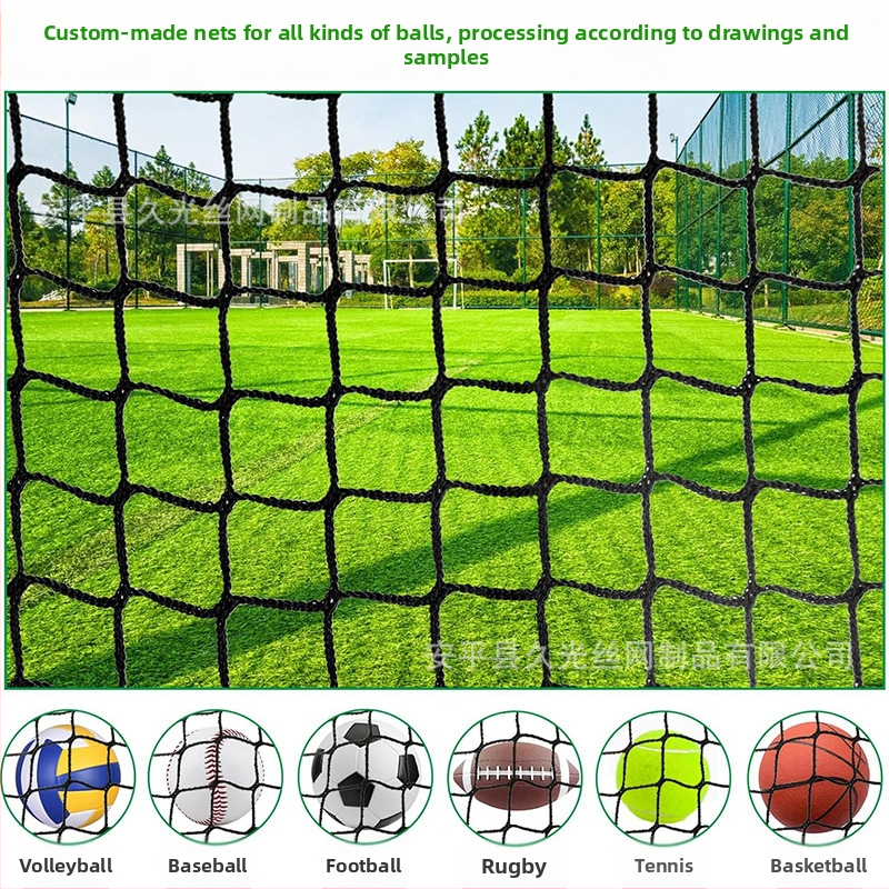 Virvų saugos tinklas sporto aikštelėms - poliesteris/PE/PP, ištvermė 50, izoliacija aikštelėms, kamuolių tinklas