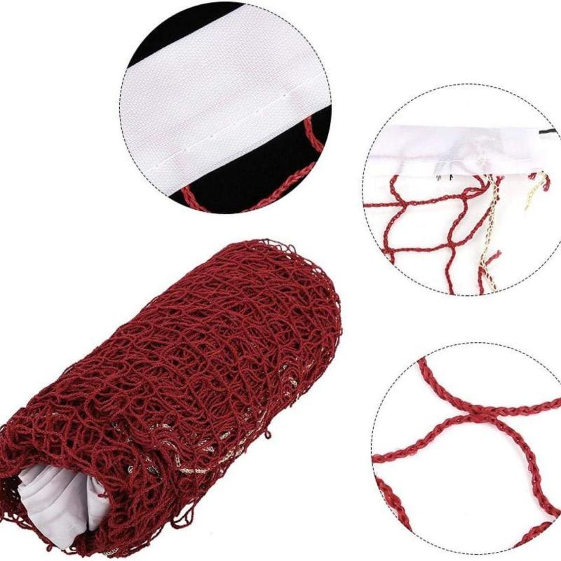 Badmintonio tinklas su keturkampio krašto standartiniams varžybų treniravimams, patogus dizainas, prekės ženklas Undertake Industry, pritaikymas galimas, tinka badmintonui ir tenisui