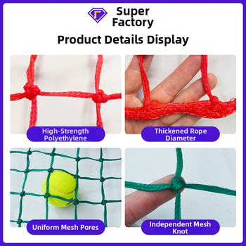 Väline ohutuse võrk — polüetüleenist barjääri võrk, nailon; bränd Xin Qiangsheng; mõeldud suusakuurortidele, golfiväljakutele, jalgpalliväljakutele, tenniseväljakutele ja laste mänguväljakutele.