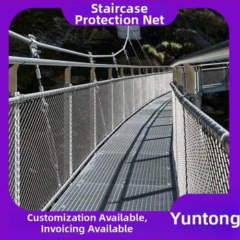 Express ehitusplatside ohutustvõrk diameetriliste avadega – roostevabast terasest nöörvõrk, kukkumise vastu kaitse, juhendatud paigaldus