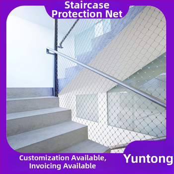 Express ehitusplatside ohutustvõrk diameetriliste avadega – roostevabast terasest nöörvõrk, kukkumise vastu kaitse, juhendatud paigaldus