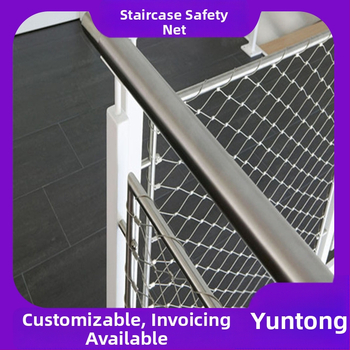 Express ehitusplatside ohutustvõrk diameetriliste avadega – roostevabast terasest nöörvõrk, kukkumise vastu kaitse, juhendatud paigaldus