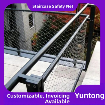 Express ehitusplatside ohutustvõrk diameetriliste avadega – roostevabast terasest nöörvõrk, kukkumise vastu kaitse, juhendatud paigaldus