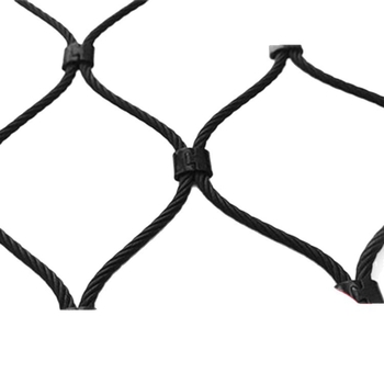 Express ehitusplatside ohutustvõrk diameetriliste avadega – roostevabast terasest nöörvõrk, kukkumise vastu kaitse, juhendatud paigaldus