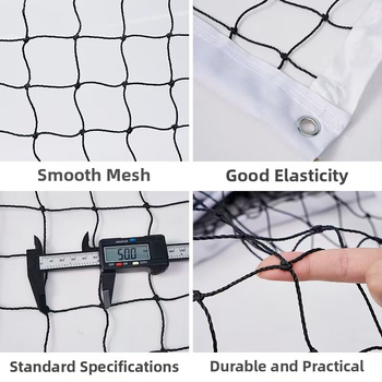 Xinhaunuo Tennise võrgu komplekt – kokkupandav kaasaskantav võrgustik treeningutele ja võistlustele; materjalid: PE/Polüpropüleen/Polüester; kaal: 4–4,5 kg; päritolu: Shandong; sobib tenisile ja badmintonile.