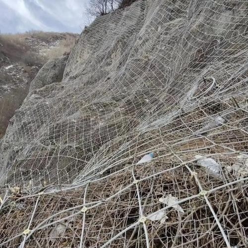 Plasă de protecție a versanților activă și pasivă, cu SNS cablu din oțel flexibil, pentru alunecări de teren montane și prăbușiri de stânci