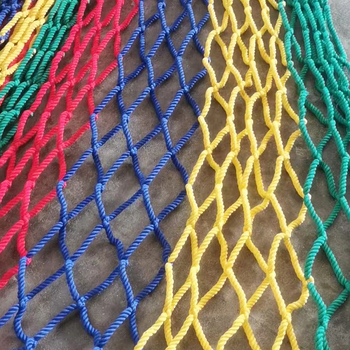 Δίκτυο σκαρφαλώματος χωρίς κόμπους για παιδική χαρά, φράχτης με θέμα τη ζούγκλα, μη κινητό ψυχαγωγικό εξοπλισμό, δίχτυ απομόνωσης