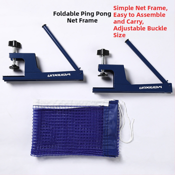 Sulankstomas teniso stalo tinklo rėmas vidaus ir lauko naudojimui — Wynison teniso stalelio stovas, nailonas poliesteris, svoris apie 0,8 kg