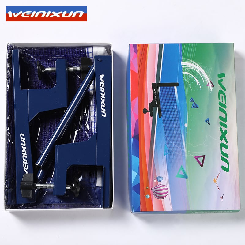 Sulankstomas teniso stalo tinklo rėmas vidaus ir lauko naudojimui — Wynison teniso stalelio stovas, nailonas poliesteris, svoris apie 0,8 kg