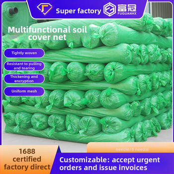 Porvédő háló építési területre, modell 3-8 tüskés földfedő háló, polietilén anyag