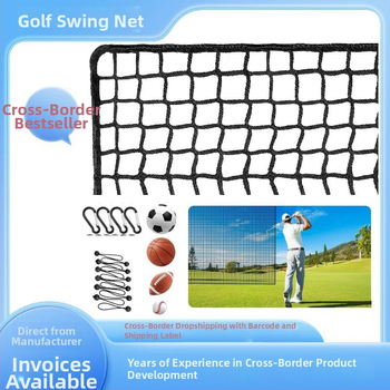 Golf trening mreža s pregradom, teška DIY mreža za golf i baseball