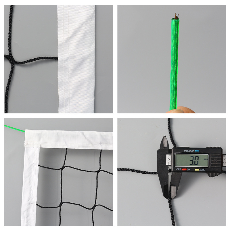 Standardvõrkpallivõrk treeningute ja võistluste jaoks, kiirelt kokkupandav, kaasaskantav, PE materjal, Golden Pigeon, kohandamine saadaval