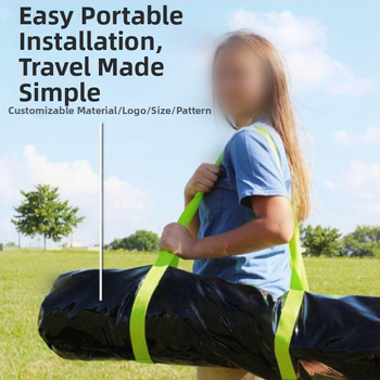 Išorinis nešiojamas tinklo voleibolo komplektas su teleskopiniais strypais ir greitas montavimas – Jiang Hui, tinkamas pliažui ir veja (Teleskopiniai strypai, Greitas montavimas, Jiang Hui)