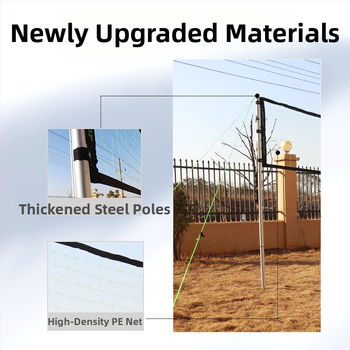 Išorinis nešiojamas tinklo voleibolo komplektas su teleskopiniais strypais ir greitas montavimas – Jiang Hui, tinkamas pliažui ir veja (Teleskopiniai strypai, Greitas montavimas, Jiang Hui)