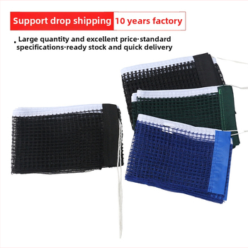 Stalo teniso tinklas varžybų izoliacijai — PE poliesterio medvilninė, krašto siuvimas, pakabinimas ir tinklo tvirtinimas