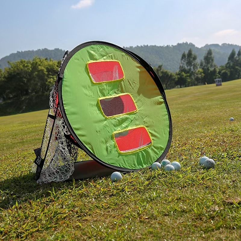 Okružna mreža za golf za trening – konstrukcija od karbonskih vlakana i poliestera, mogućnost ispisa loga, privatna marka dostupna