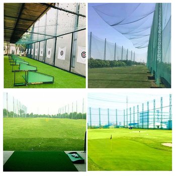 Zelena bezuzlna mreža za golf za trening s zaštitnom mrežom za više sportova