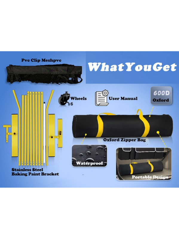 Mreža za pickleball s kotačićima – prenosna, odvojiva, za unutarnje i vanjske treninge, težina 9 kg