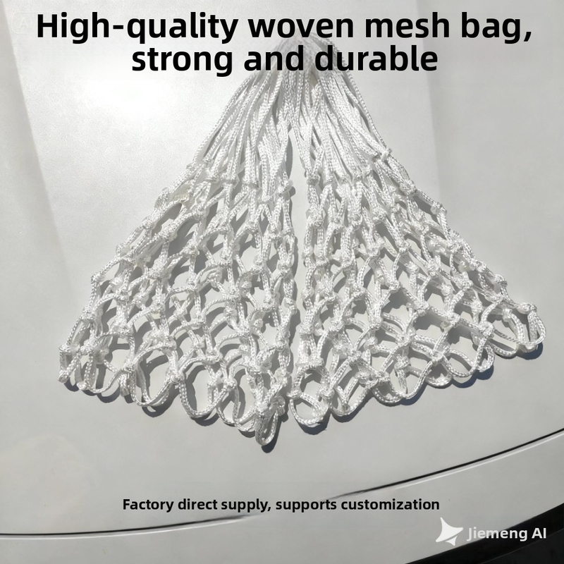 Rokām darināta austā basketbola sieta ar biezāku smagu rāmi | Materiāls: 159343030 | Pielāgošana: Jā | Piemērojamās jomas: Basketbols, Fitnesa aprīkojums