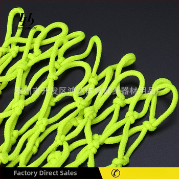 Plasă de baschet fluorescente - Nylon, 65 g, Personalizare disponibilă, Potrivită pentru terenuri și alte jocuri cu mingi