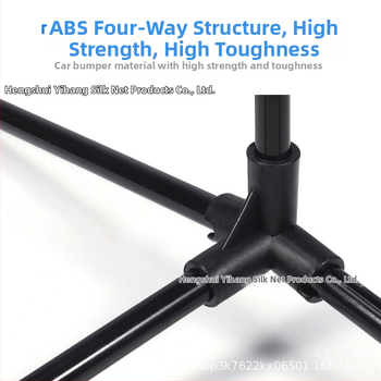 Pajėgiai pervežamas badminton tinklo stovas, sulankstomas, vidaus ir lauko naudojimui, tinka vienvietėms ir dvejetuvėms, 2-in-1, modelis yh-04