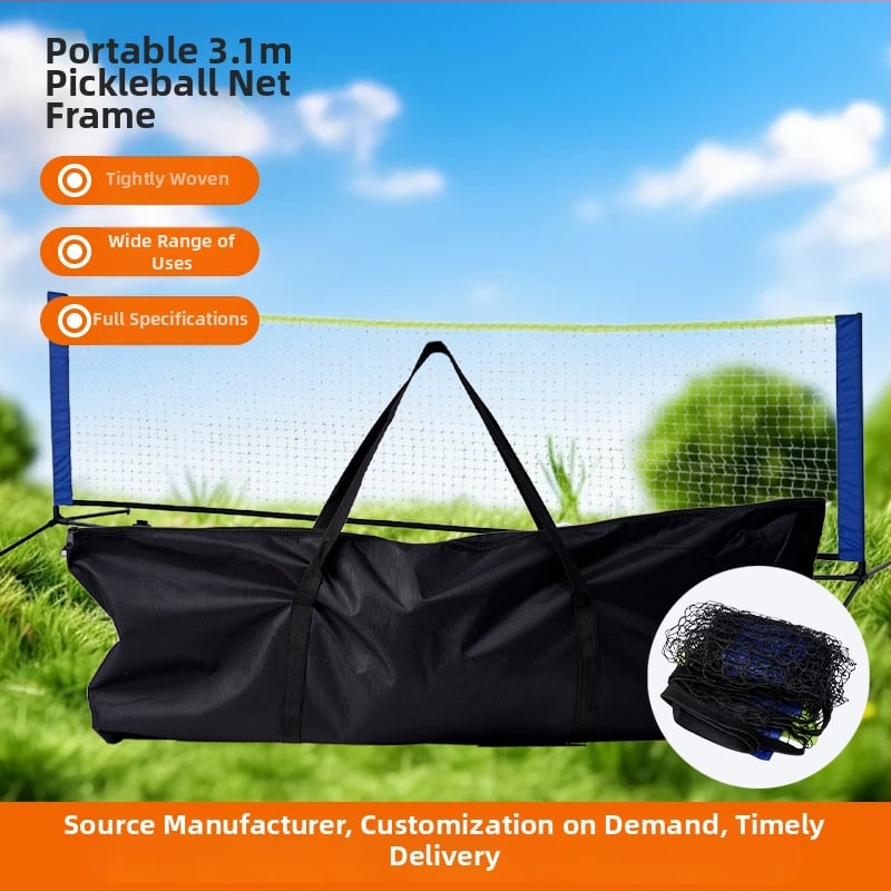 Lauko standarti tenisio tinklas, nešiojamas, aukštos kokybės profesionalioms varžyboms ir treniruotėms. Medžiaga: 19380171132; Taikymo scenarijai: 856704276; Prekės kategorija: teniso stulpas