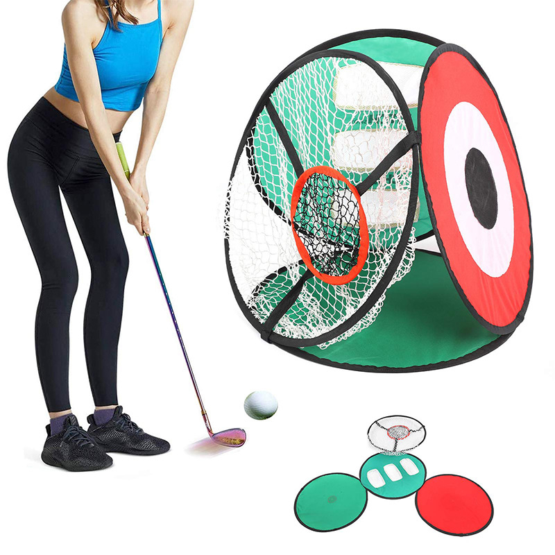 HOWTRUE Golf trening mreža 4-u-1, unutarnja i vanjska upotreba, najlon + vlakna stakla, tisak logotipa dostupan