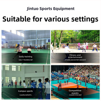 Kingtool Badmintono tinklas – nešiojamas viduje ir lauke, poliesterio medžiaga, pritaikoma gamyba