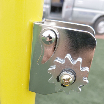 Ayuli plieninė badmintonos kolona – nešiojama vidinės ir lauko tinklo stovas treniruoklių įrangai ir stalo tenisui