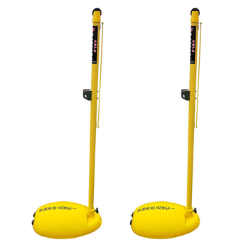 Ayuli plieninė badmintonos kolona – nešiojama vidinės ir lauko tinklo stovas treniruoklių įrangai ir stalo tenisui