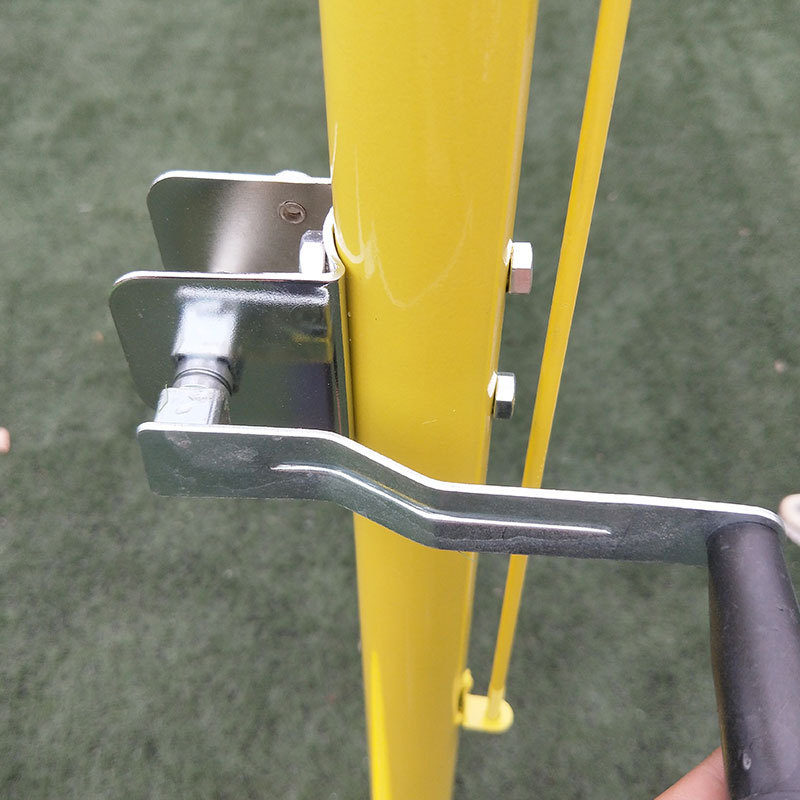 Ayuli plieninė badmintonos kolona – nešiojama vidinės ir lauko tinklo stovas treniruoklių įrangai ir stalo tenisui