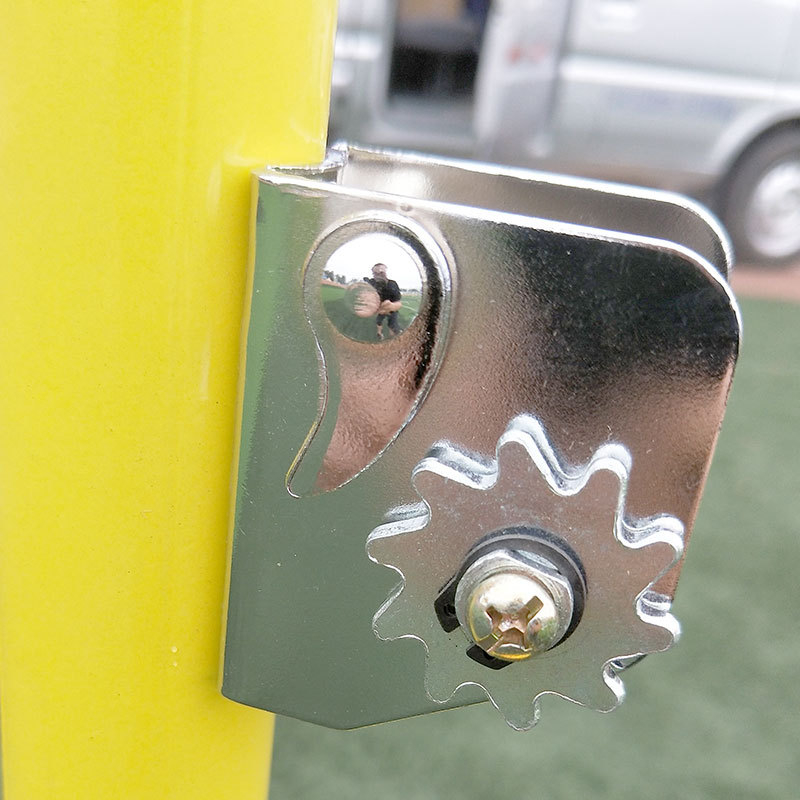 Ayuli plieninė badmintonos kolona – nešiojama vidinės ir lauko tinklo stovas treniruoklių įrangai ir stalo tenisui