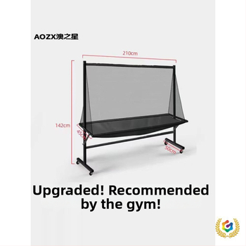 Stalo teniso kamuolių rinkimo tinklas, atnaujintas ir sustiprintas, vertikalus judantis blokavimo tinklas treniruotėms