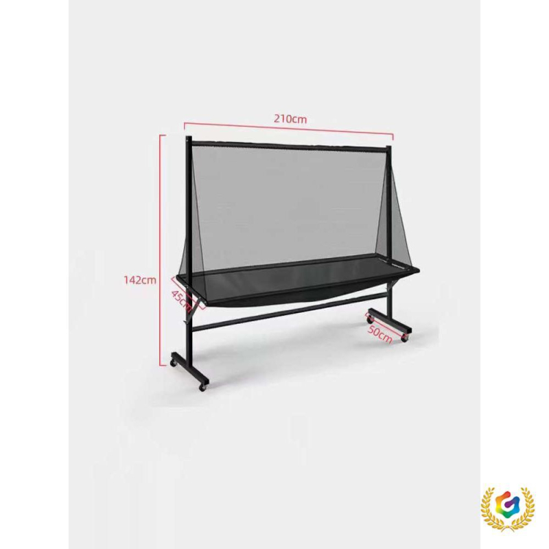 Stalo teniso kamuolių rinkimo tinklas, atnaujintas ir sustiprintas, vertikalus judantis blokavimo tinklas treniruotėms