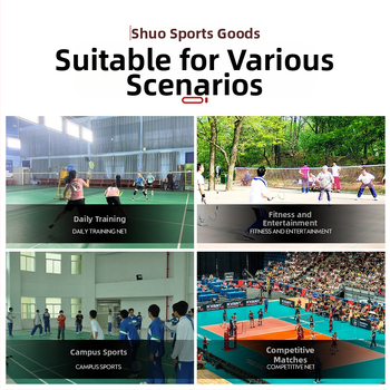 Rețea de badminton portabilă pentru antrenament și competiție, pentru interior și exterior (Poliester; Brand: Shuohao; Scenarii aplicabile: tenis de masă și badminton; Categoria produsului: rețea badminton)