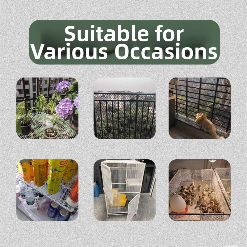 Stogo latakų apsauginė tinklas su lapų apsauga ir atsparumu senėjimui — plokščias plastikinis tinklas