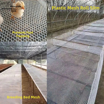 Põllumajanduslik lindude aretamise võrk alus – libisemiskindel, lekkevähendus, plastikvõrk aretuseks