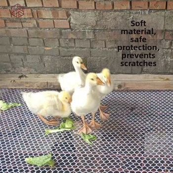 Plastová sieťovina pre domáce chovy hydiny — izolačná opona pre chov sliepok, kačíc, husí a holubov