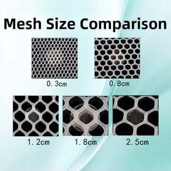 Plastikust mesindusvõrk väikeste aukudega, happelisele ja aluselisele vastupidav ning korrosioonikindel